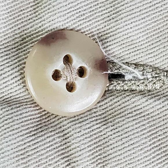 Vintage Polo Ralph Lauren Ethan Pant Mens 34x32 Khaki Pleated Chino Twill 90s - Picture 4 of 11